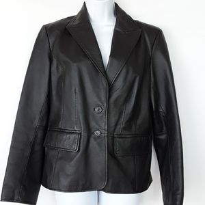 Worthington Genuine Leather Jacket Medium